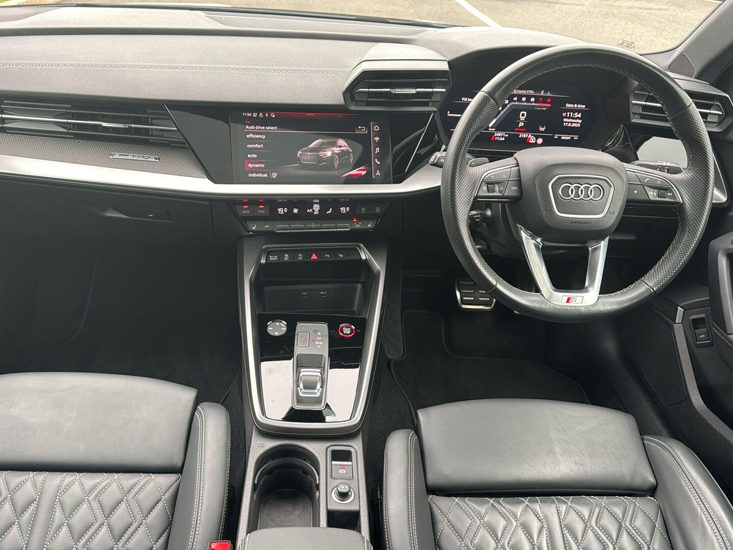 2023 Audi S3 2.0 TFSI Vorsprung Sportback 5dr Petrol S Tronic quattro Euro 6 (s/s) (310 ps)